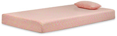Five Star Furniture - iKidz Pink Mattress and Pillow image