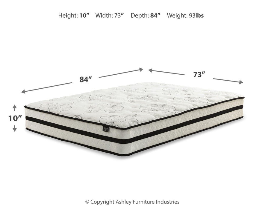 Five Star Furniture - Chime 10 Inch Hybrid Mattress Package