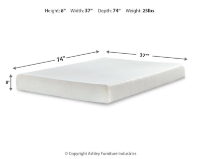 Five Star Furniture - Chime 8 Inch Memory Foam Mattress in a Box - Five Star Furniture & Mattress (GA)