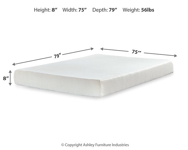 Chime 8 Inch Memory Foam Mattress Set