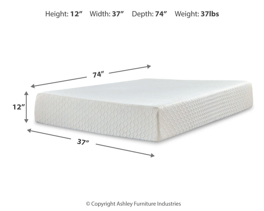 Five Star Furniture - Chime 12 Inch Memory Foam Mattress in a Box