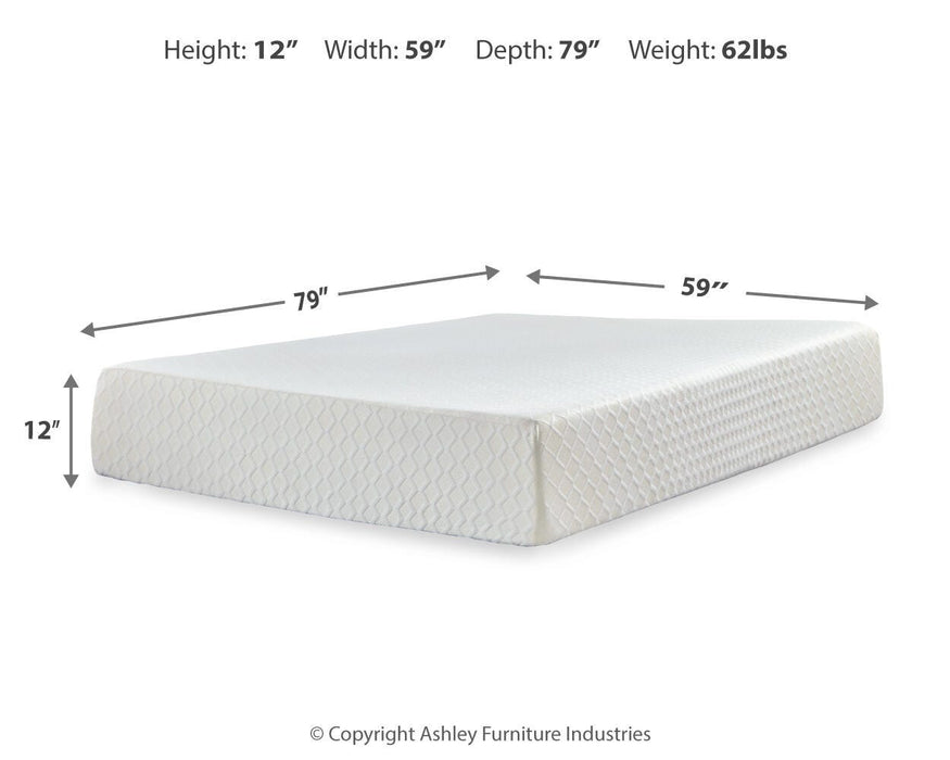Five Star Furniture - Chime 12 Inch Memory Foam Mattress in a Box