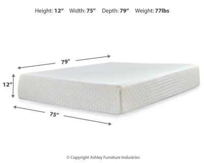 Five Star Furniture - Chime 12 Inch Memory Foam Mattress in a Box