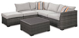 Five Star Furniture - Cherry Point 4-piece Outdoor Sectional Set image