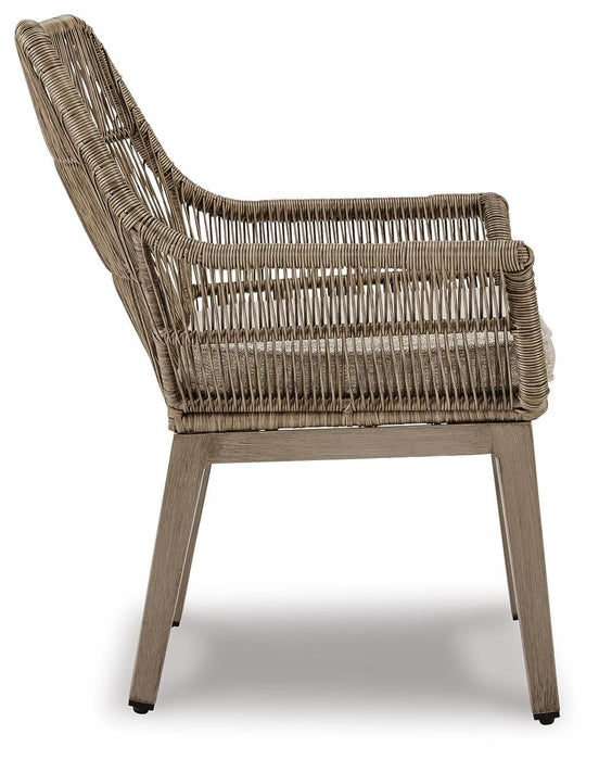 Five Star Furniture - Beach Front Arm Chair with Cushion (Set of 2) - Five Star Furniture & Mattress (GA)