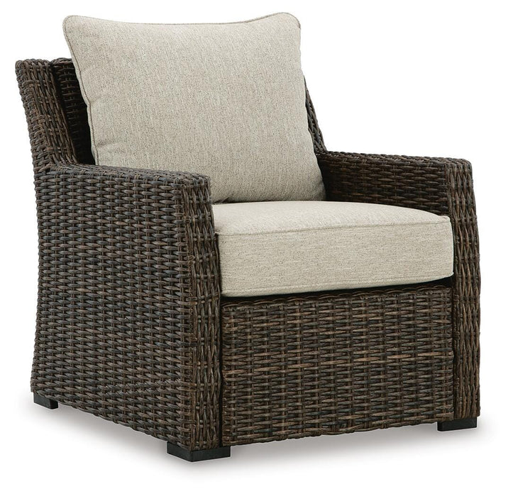 Five Star Furniture - Brook Ranch Outdoor Lounge Chair with Cushion