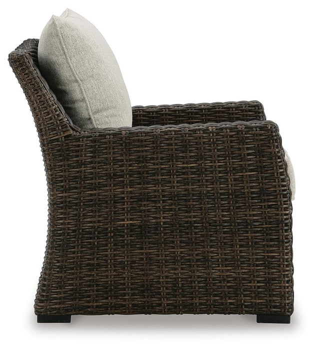 Five Star Furniture - Brook Ranch Outdoor Lounge Chair with Cushion