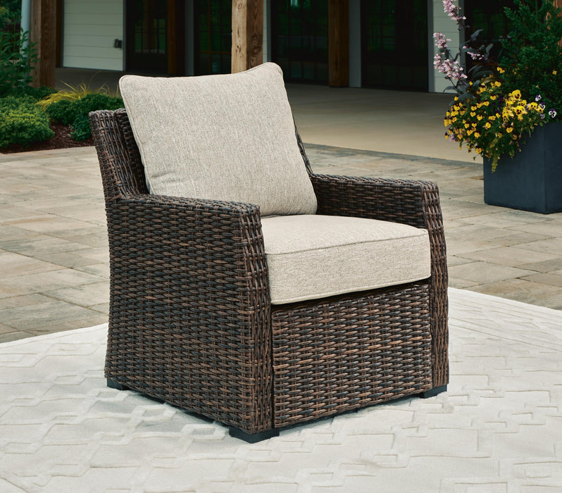 Five Star Furniture - Brook Ranch Outdoor Lounge Chair with Cushion