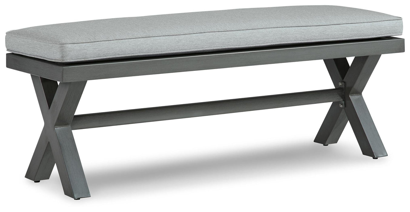 Five Star Furniture - Elite Park Outdoor Bench with Cushion