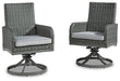 Five Star Furniture - Elite Park Swivel Chair with Cushion (Set of 2) image