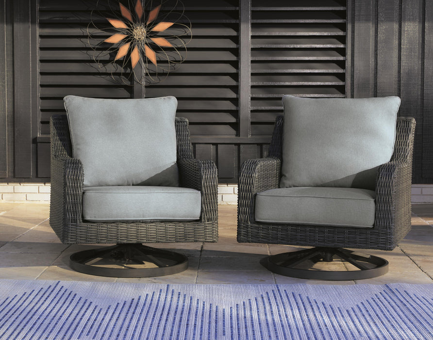 Five Star Furniture - Elite Park Outdoor Swivel Lounge with Cushion