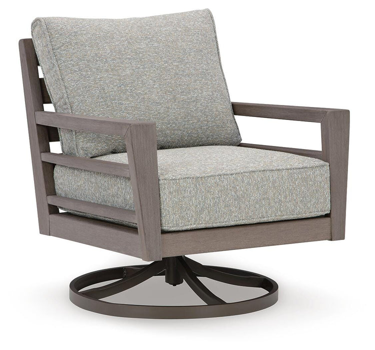 Five Star Furniture - Hillside Barn Outdoor Swivel Lounge with Cushion