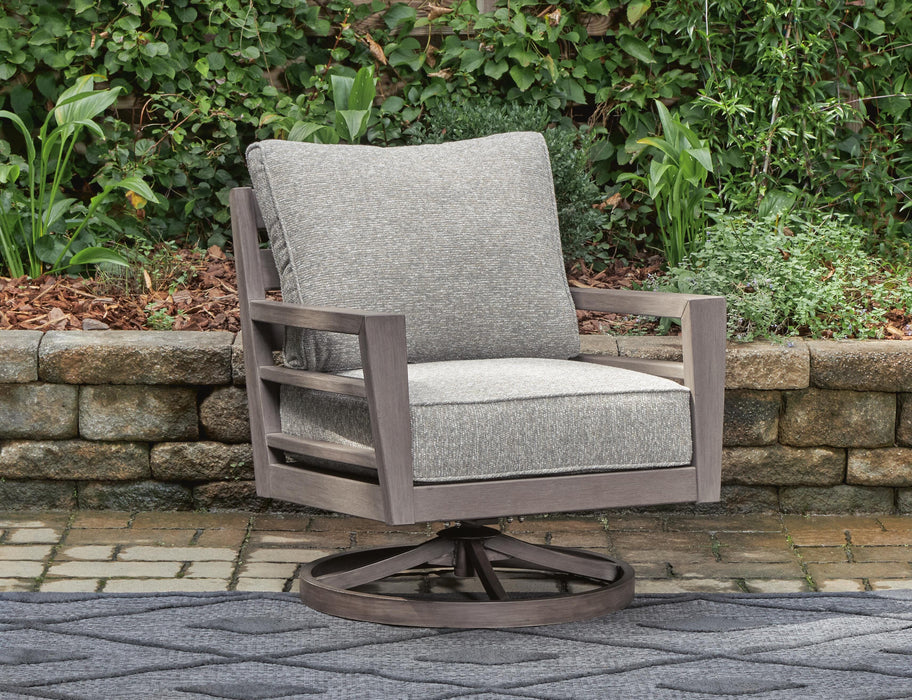 Five Star Furniture - Hillside Barn Outdoor Swivel Lounge with Cushion