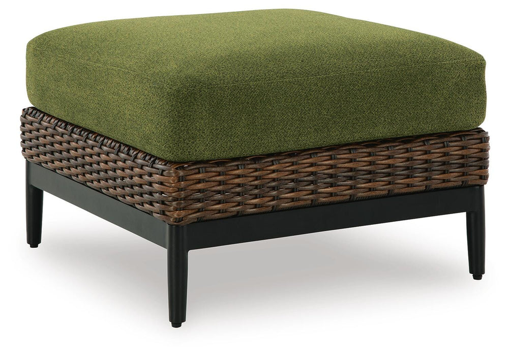 Five Star Furniture - Horizon Hall Outdoor Ottoman with Cushion