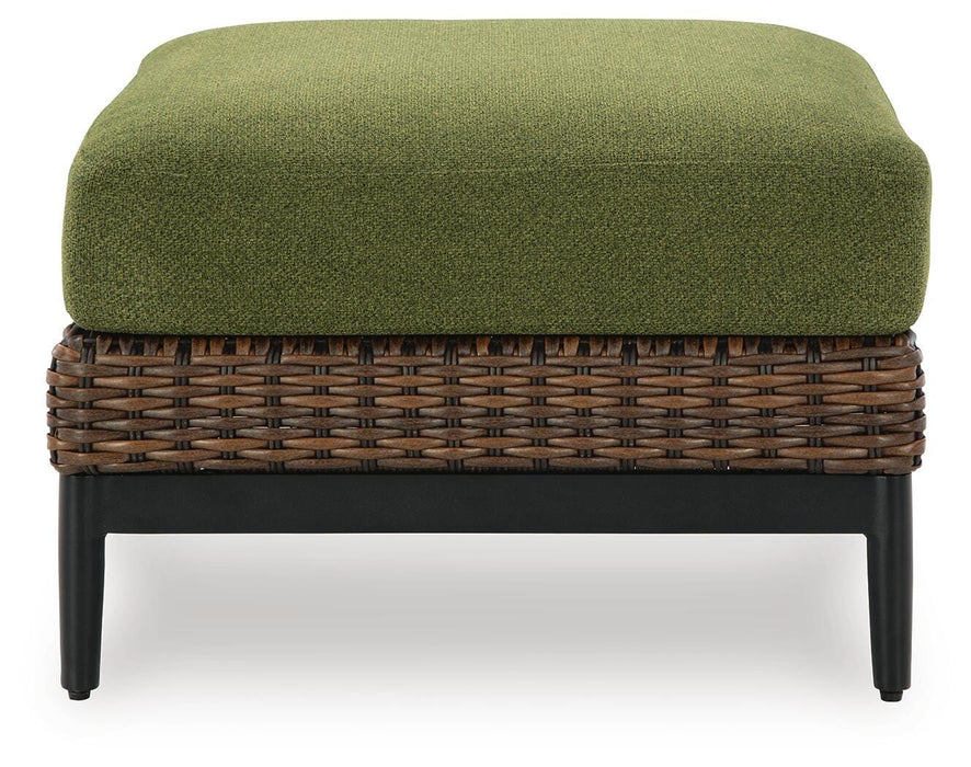 Five Star Furniture - Horizon Hall Outdoor Ottoman with Cushion