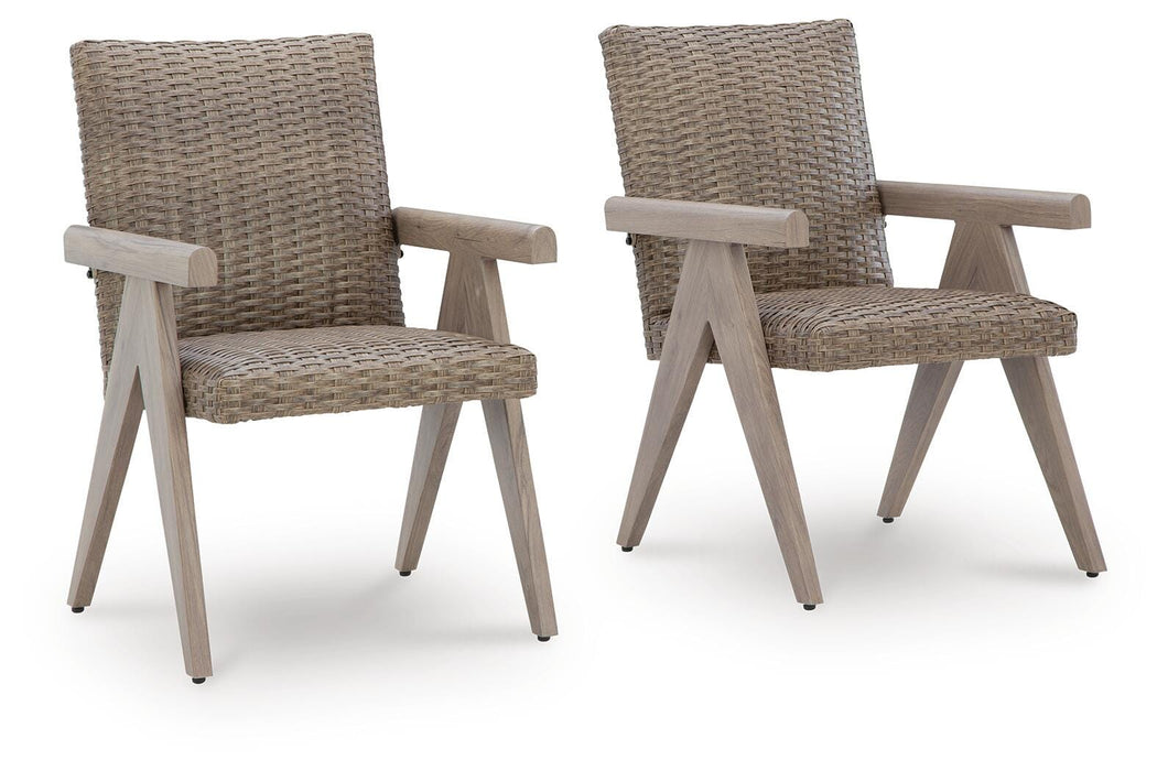 Five Star Furniture - Cliff Trails Outdoor Arm Chair (Set of 2)