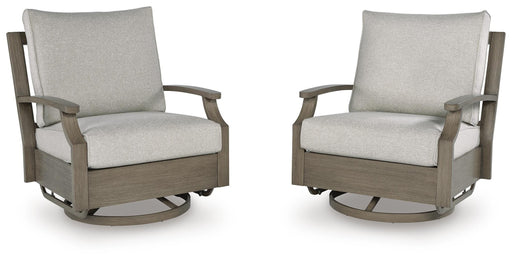 Five Star Furniture - Rainier Ranch Outdoor Swivel Glider Chair with Cushion image