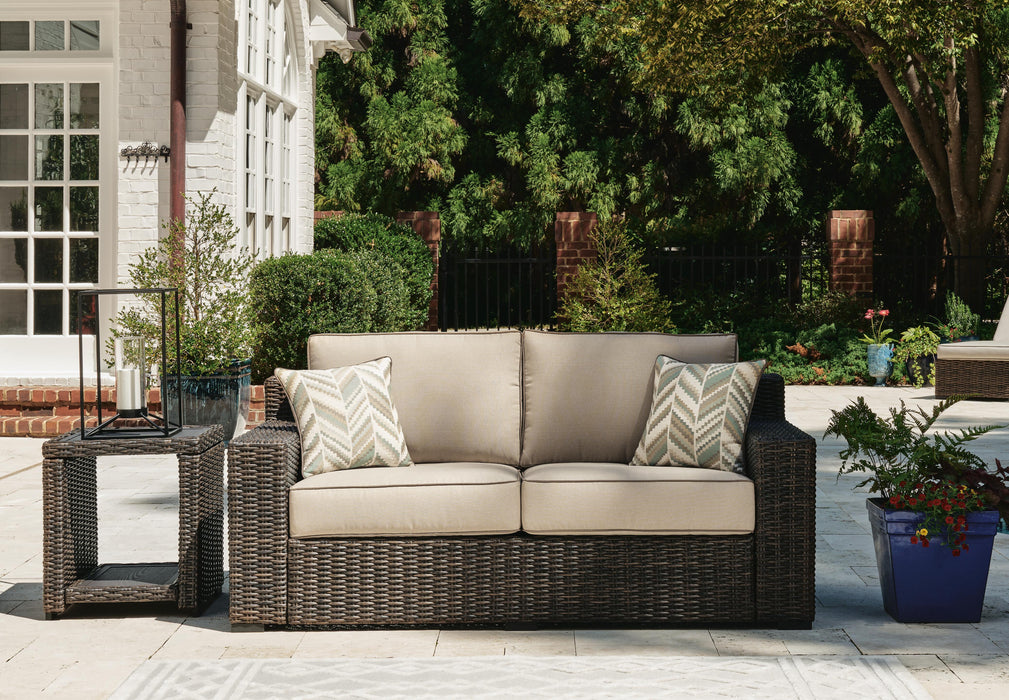 Five Star Furniture - Coastline Bay Outdoor Loveseat with Cushion