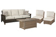 Five Star Furniture - Beachcroft Outdoor Sofa, Lounge Chairs and Fire Pit image