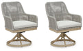 Five Star Furniture - Seton Creek Outdoor Swivel Dining Chair (Set of 2) image