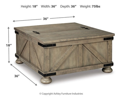 Five Star Furniture - Aldwin Coffee Table With Storage - Five Star Furniture & Mattress (GA)