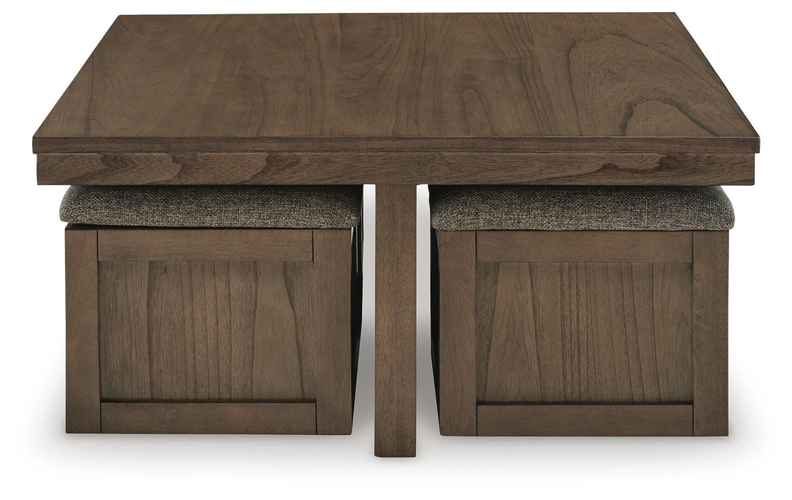 Five Star Furniture - Boardernest Coffee Table with 4 Stools
