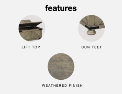 Five Star Furniture - Aldwin Coffee Table With Storage - Five Star Furniture & Mattress (GA)