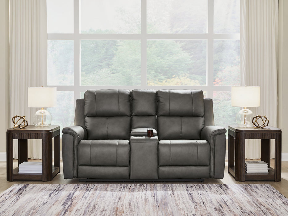 Five Star Furniture - Bleckley Power Reclining Loveseat with Console
