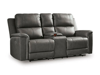 Five Star Furniture - Bleckley Power Reclining Loveseat with Console
