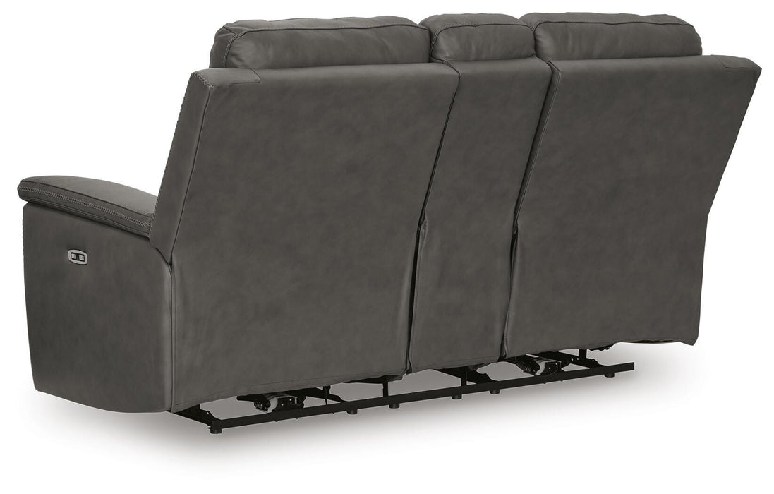 Five Star Furniture - Bleckley Power Reclining Loveseat with Console