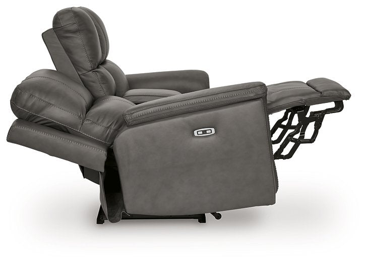 Five Star Furniture - Bleckley Power Reclining Loveseat with Console