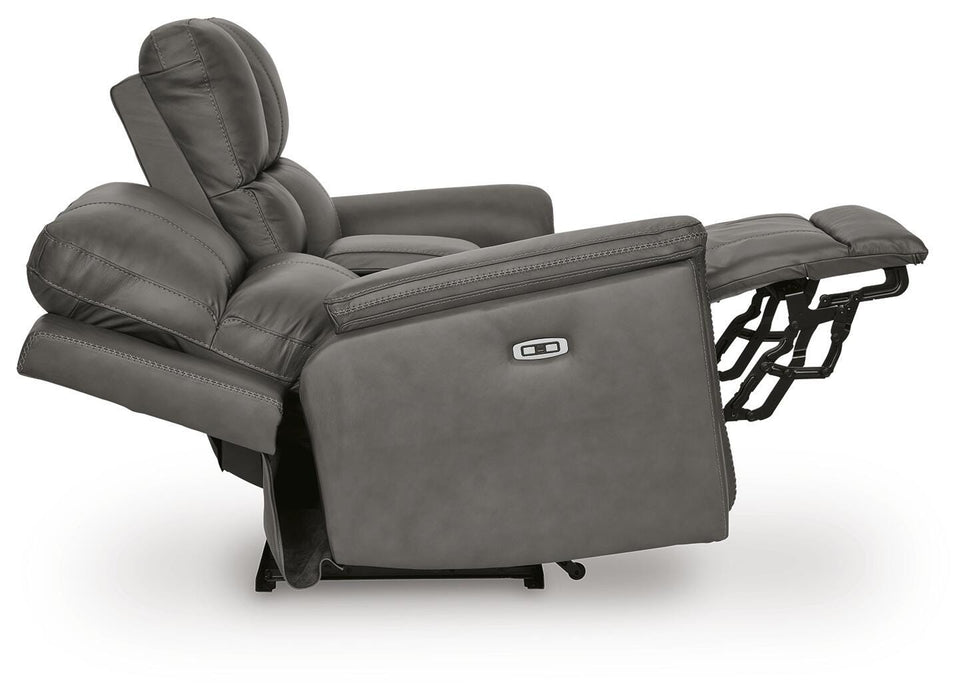 Five Star Furniture - Bleckley Power Reclining Loveseat with Console