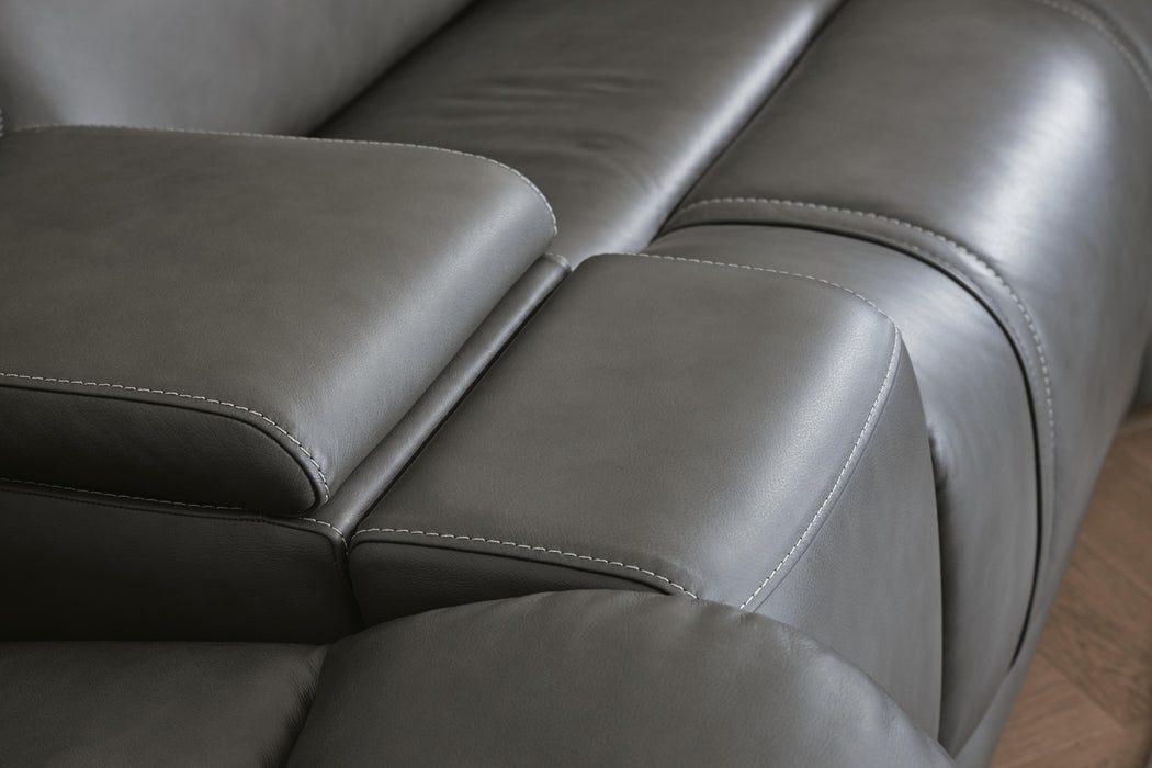 Five Star Furniture - 5Z - Pittson Power Reclining Sectional Loveseat with Console