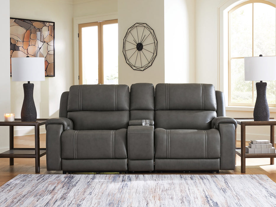 Five Star Furniture - 5Z - Pittson Power Reclining Sectional Loveseat with Console