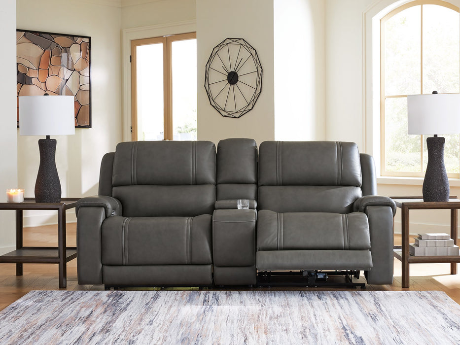 Five Star Furniture - 5Z - Pittson Power Reclining Sectional Loveseat with Console