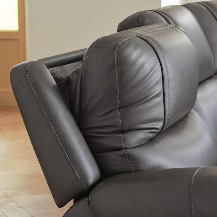 Five Star Furniture - 5Z - Pittson Power Reclining Sectional Loveseat with Console