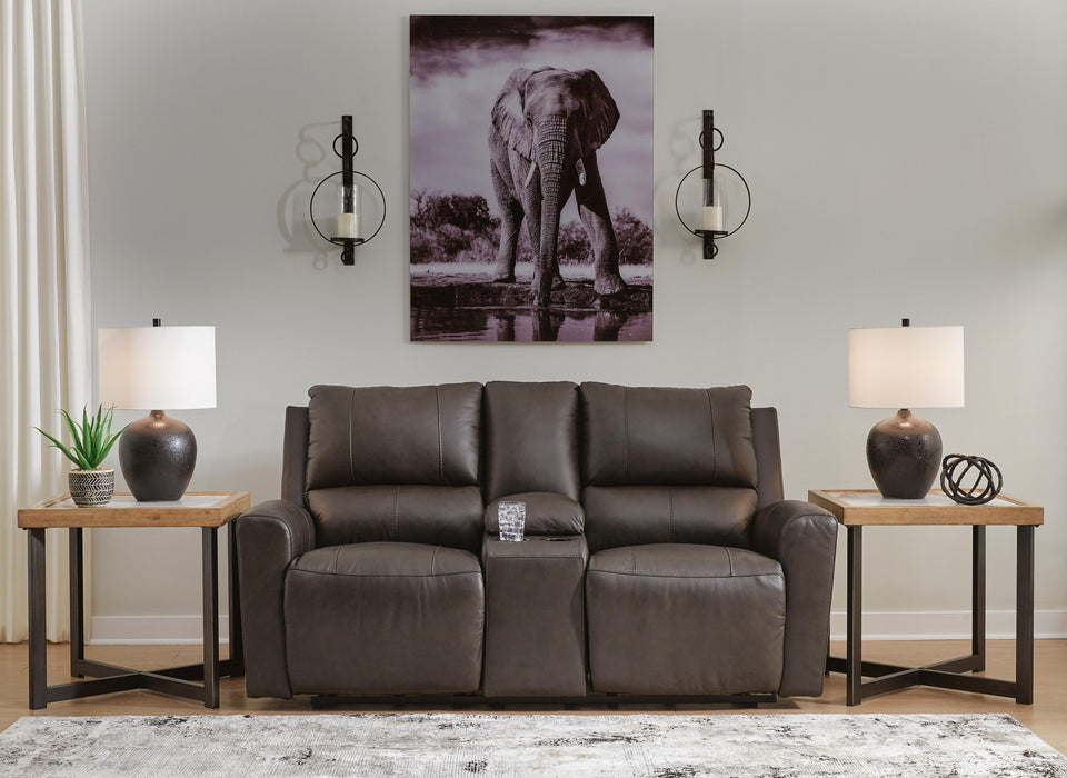 Five Star Furniture - Boxmere Power Reclining Loveseat with Console