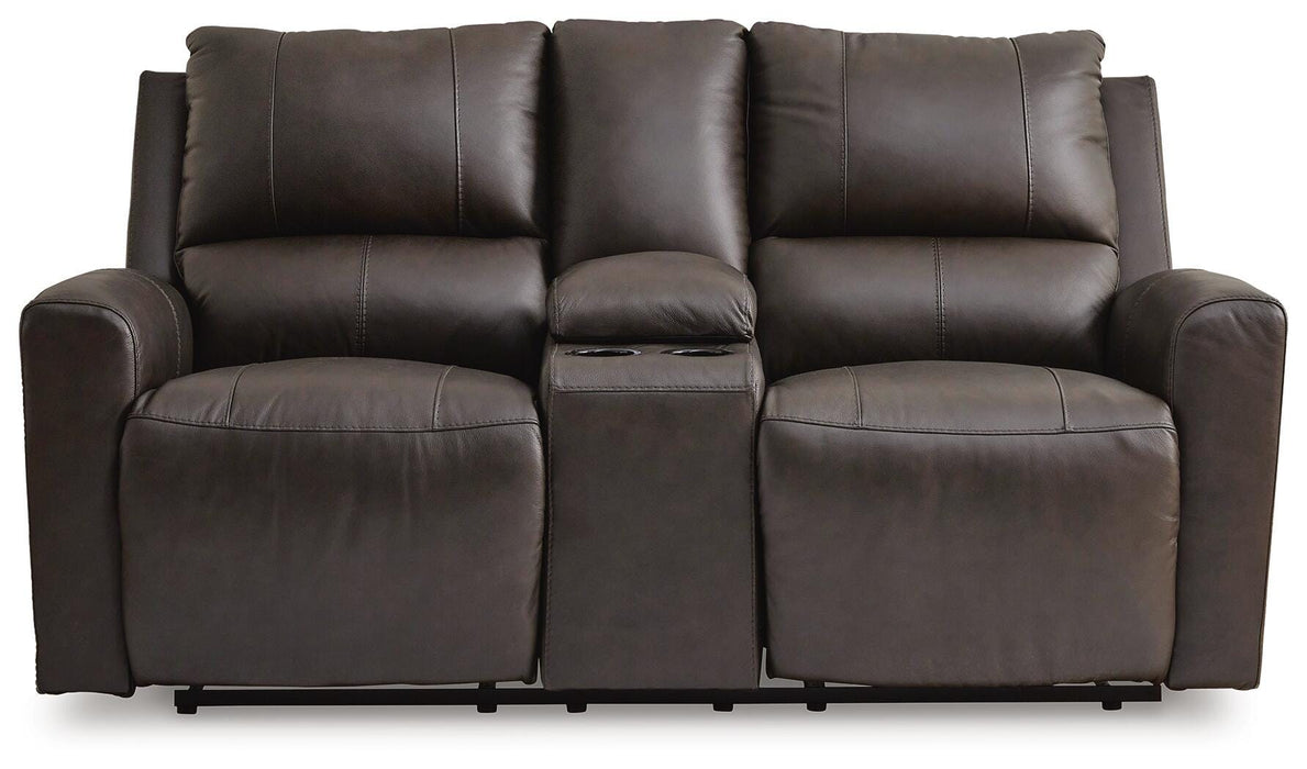 Five Star Furniture - Boxmere Power Reclining Loveseat with Console