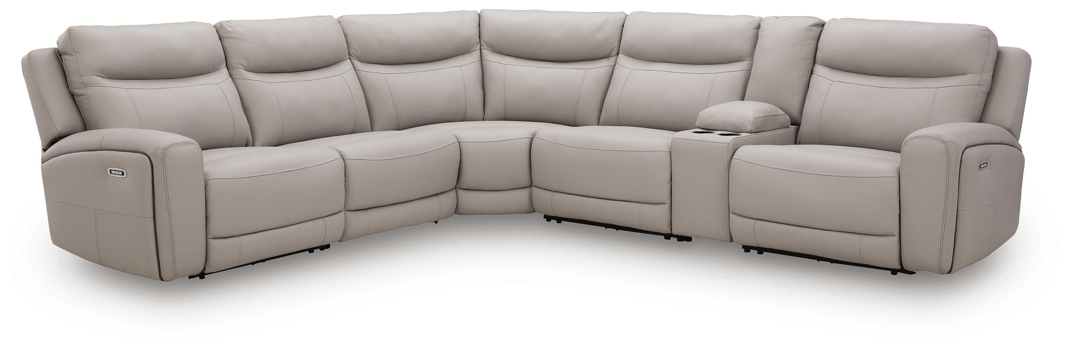 Five Star Furniture - Gravier Power Reclining Sectional with Storage Console