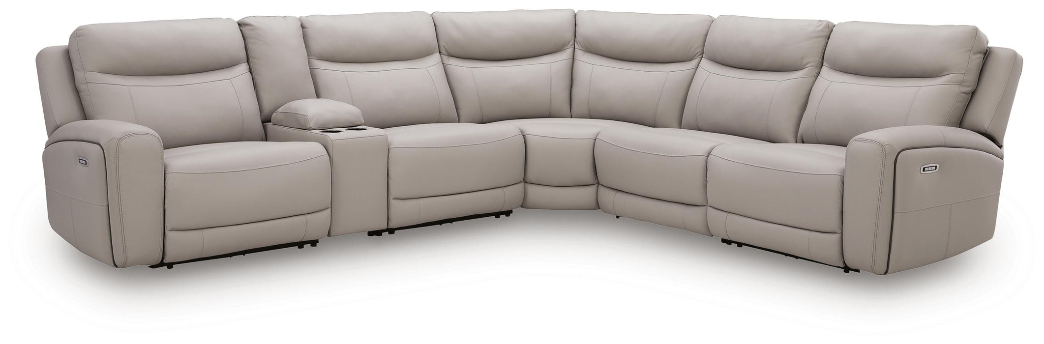 Five Star Furniture - Gravier Power Reclining Sectional with Storage Console