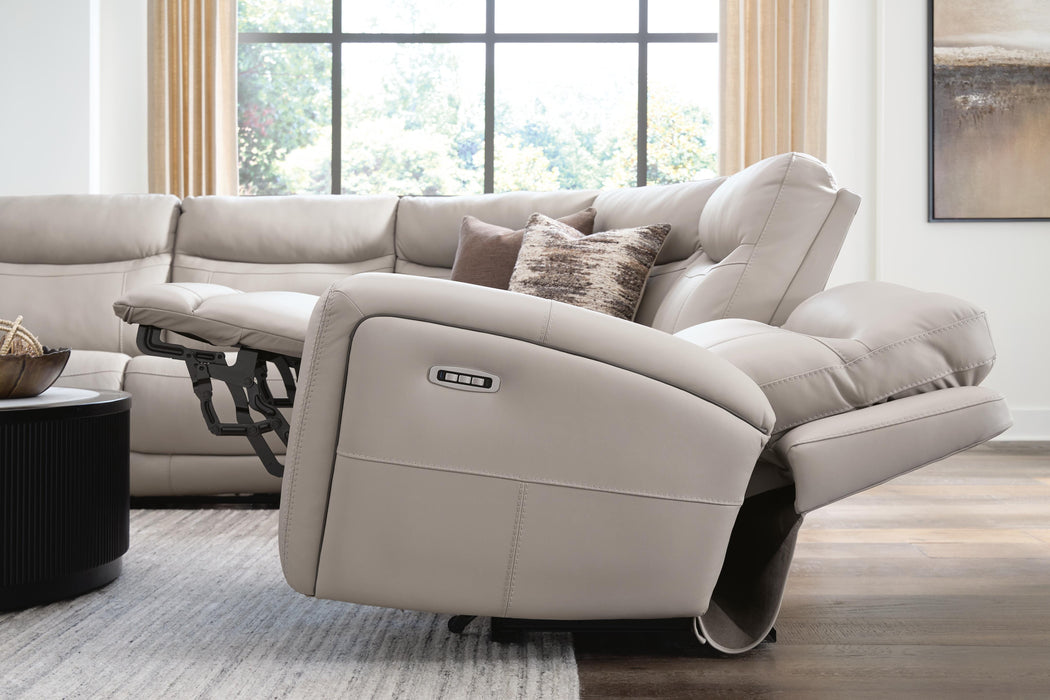 Five Star Furniture - Gravier Power Reclining Sectional with Storage Console