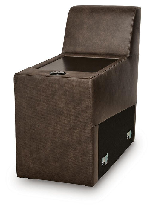 Five Star Furniture - ModZ Power Reclining Sectional Loveseat with Audio Console