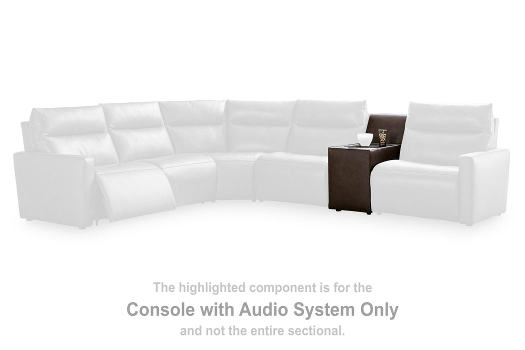 Five Star Furniture - ModZ Power Reclining Sectional with Audio Console