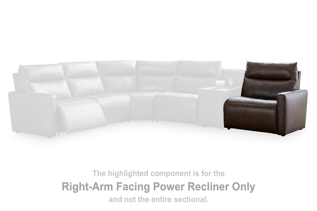 Five Star Furniture - ModZ Power Reclining Sectional with Audio Consoles
