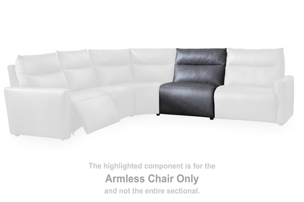 Five Star Furniture - ModZ Power Reclining Sectional with Audio Console