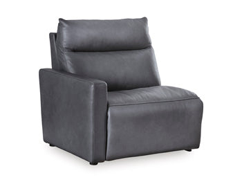 Five Star Furniture - ModZ Power Reclining Sectional Loveseat with Audio Console