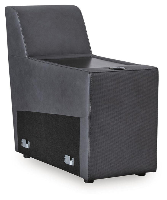 Five Star Furniture - ModZ Power Reclining Sectional Loveseat with Audio Console