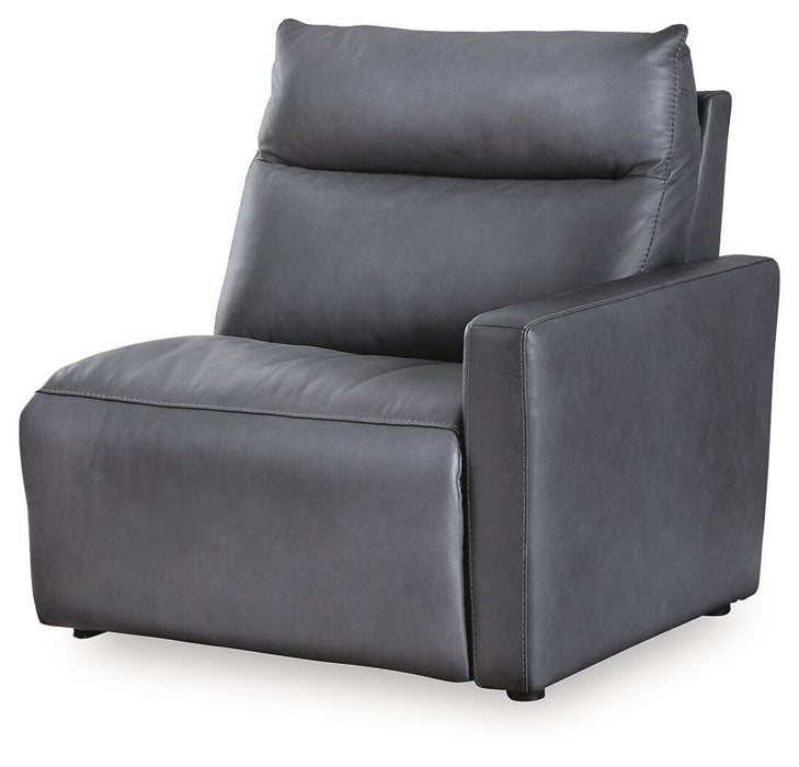 Five Star Furniture - ModZ Power Reclining Sectional Loveseat with Audio Console