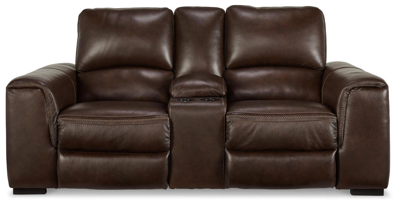 Five Star Furniture - Alessandro Power Reclining Loveseat with Console