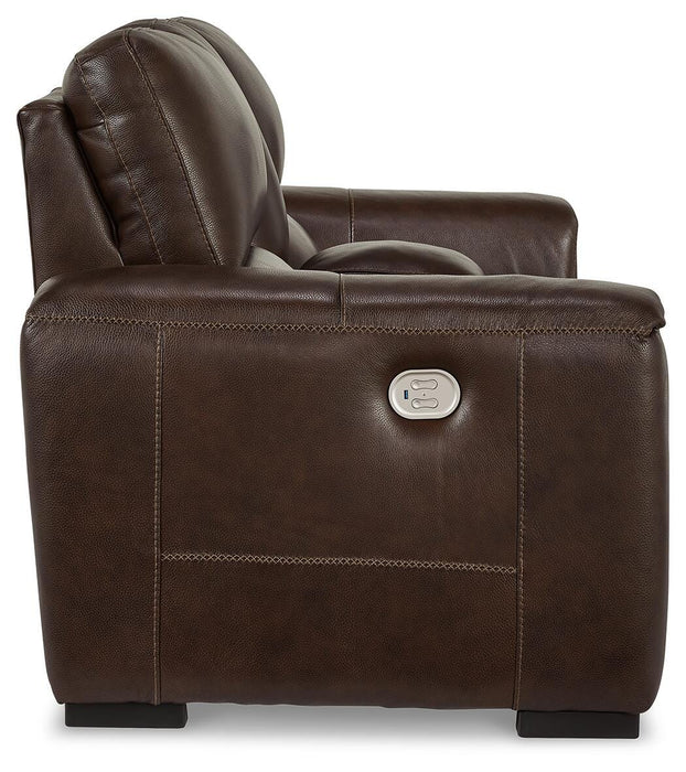 Five Star Furniture - Alessandro Power Reclining Loveseat with Console